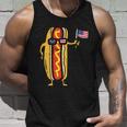 Patriotic Hot Dog American Flag Usa Funny 4Th Of July Fourth Unisex Tank Top Gifts for Him