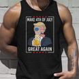 Patriotic Make 4Th Of July Great Again Trump Ing Beer Gift Unisex Tank Top Gifts for Him