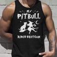 Pitbull Dog   My Pitbull Rides Shotgun Unisex Tank Top Gifts for Him