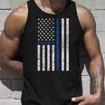 Police American Flag Respect The Blue Unisex Tank Top Gifts for Him