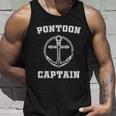 Pontoon Captain Funny Boating Shirt For Water Sports Unisex Tank Top Gifts for Him