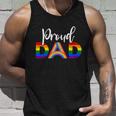 Proud Dad Lgbt Gay Pride Month Lgbtq Parent Funny Gift Unisex Tank Top Gifts for Him