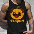 Pugkin Pumpkin Pug Unisex Tank Top Gifts for Him