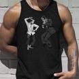 Pulp Frankenstein Dancing Monster Unisex Tank Top Gifts for Him