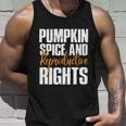 Pumpkin Spice And Reproductive Rights Feminist Fall Gift Unisex Tank Top Gifts for Him