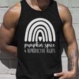 Pumpkin Spice And Reproductive Rights Rainbow Halloween Gift Unisex Tank Top Gifts for Him