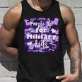 Purple Up For Military Kids Awareness Unisex Tank Top Gifts for Him
