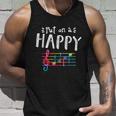 Put On A Happy Face Music Notes Funny Teacher Tshirt Unisex Tank Top Gifts for Him