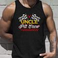 Race Car Birthday Party Racing Family Uncle Pit Crew Unisex Tank Top Gifts for Him