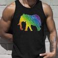 Rainbow Elephant V2 Unisex Tank Top Gifts for Him