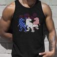 Red White Blue Trex Firework 4Th Of July Graphic Plus Size Shirt For Men Women Unisex Tank Top Gifts for Him