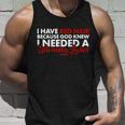 Redhead God Gave Me A Warning Label Tshirt Unisex Tank Top Gifts for Him