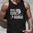 Reel Cool Grandad Fishing Funny Fathers Day Unisex Tank Top Gifts for Him