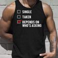 Relationship Status Whos Unisex Tank Top Gifts for Him