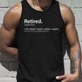 Retired Definition Tshirt Unisex Tank Top Gifts for Him