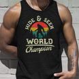 Retro Bigfoot Hide And Seek World Champion Sasquatch Unisex Tank Top Gifts for Him