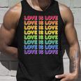 Retro Love Is Love Lgbt Rainbow Unisex Tank Top Gifts for Him