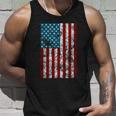 Retro Style 4Th July Usa Patriotic Distressed America Flag Gift Unisex Tank Top Gifts for Him