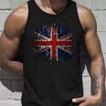 Ripped Uk Great Britain Union Jack Torn Flag Unisex Tank Top Gifts for Him
