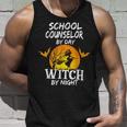 School Counselor By Day Witch By Night Halloween Counselor Unisex Tank Top Gifts for Him