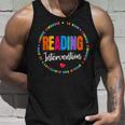 School Support Specialist Teacher Squad Reading Intervention V2 Unisex Tank Top Gifts for Him