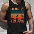 Science Chemistry Is Like Cooking Just Dont Lick The Spoon Unisex Tank Top Gifts for Him