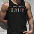 Science Teacher Cute Floral Design Unisex Tank Top Gifts for Him