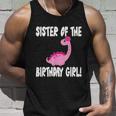 Sister Of The Birthday Girl Dinosaur Matching Family Party Unisex Tank Top Gifts for Him