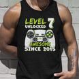 Six 7Yr Bday Son Boy Funny Gamer 7Th 7 Years Old Birthday Unisex Tank Top Gifts for Him