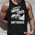 Smoke Tires V2 Unisex Tank Top Gifts for Him