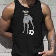 Soccer Gift Idea Fans- Sporty Dog Coach Hound Unisex Tank Top Gifts for Him