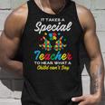 Special Teacher To Hear Child Cant Say Autism Awareness Sped Unisex Tank Top Gifts for Him