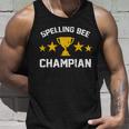 Spelling Bee Champian Funny Unisex Tank Top Gifts for Him