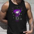 Spookscene Edgy Kitty Hat Scene Kid Emo Alt Goth Purple Men Women Tank Top Graphic Print Unisex Gifts for Him