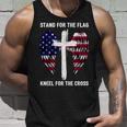 Stand For The Flag Kneel For The Cross Usa Eagle Tshirt Unisex Tank Top Gifts for Him