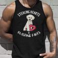 Stealing Hearts Blasting Farts Bichons Frise Valentines Day Unisex Tank Top Gifts for Him
