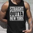 Straight Outta New York Unisex Tank Top Gifts for Him