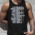 Support The Thin Blue Line Us Flag Unisex Tank Top Gifts for Him