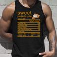 Sweet Potato Pie Nutrition Facts Label Unisex Tank Top Gifts for Him