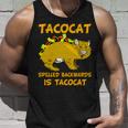 Tacocat Spelled Backwards Funny Cat Tshirt Unisex Tank Top Gifts for Him