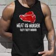Tasty Meat Is Murder Unisex Tank Top Gifts for Him