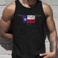 Texas Flag Barbwire Tough Tshirt Unisex Tank Top Gifts for Him