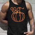 Thanksgiving Halloween Pumpkin Fall Autumn Plaid Graphic Design Printed Casual Daily Basic Unisex Tank Top Gifts for Him