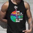 The Earth Without Art Is Just Eh Color Planet Funny Teacher Unisex Tank Top Gifts for Him