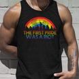 The First Pride Was A Riot Tshirt Unisex Tank Top Gifts for Him