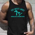 The Great Lakes Unsalted & Shark Gift Funny Free Michigan Gift Vintage Gift Tshirt Unisex Tank Top Gifts for Him