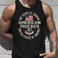 The Peoples Convoy 2022 America Truckers Freedom Convoy Usa Unisex Tank Top Gifts for Him