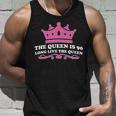 The Queen Is 90 Funny 90Th Birthday Unisex Tank Top Gifts for Him