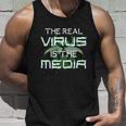 The Real Virus Is The Media Unisex Tank Top Gifts for Him