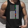 Thin Puzzle Line Autism Flag Unisex Tank Top Gifts for Him